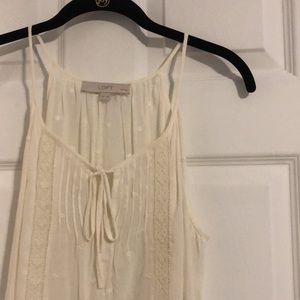 LOFT Embroidered tank
